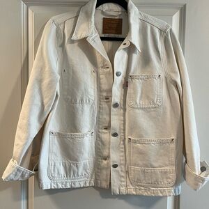 Levi's Cream Denim Jacket